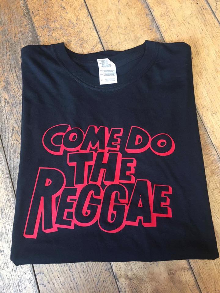 Come Do The Reggae Black & Red Tshirt